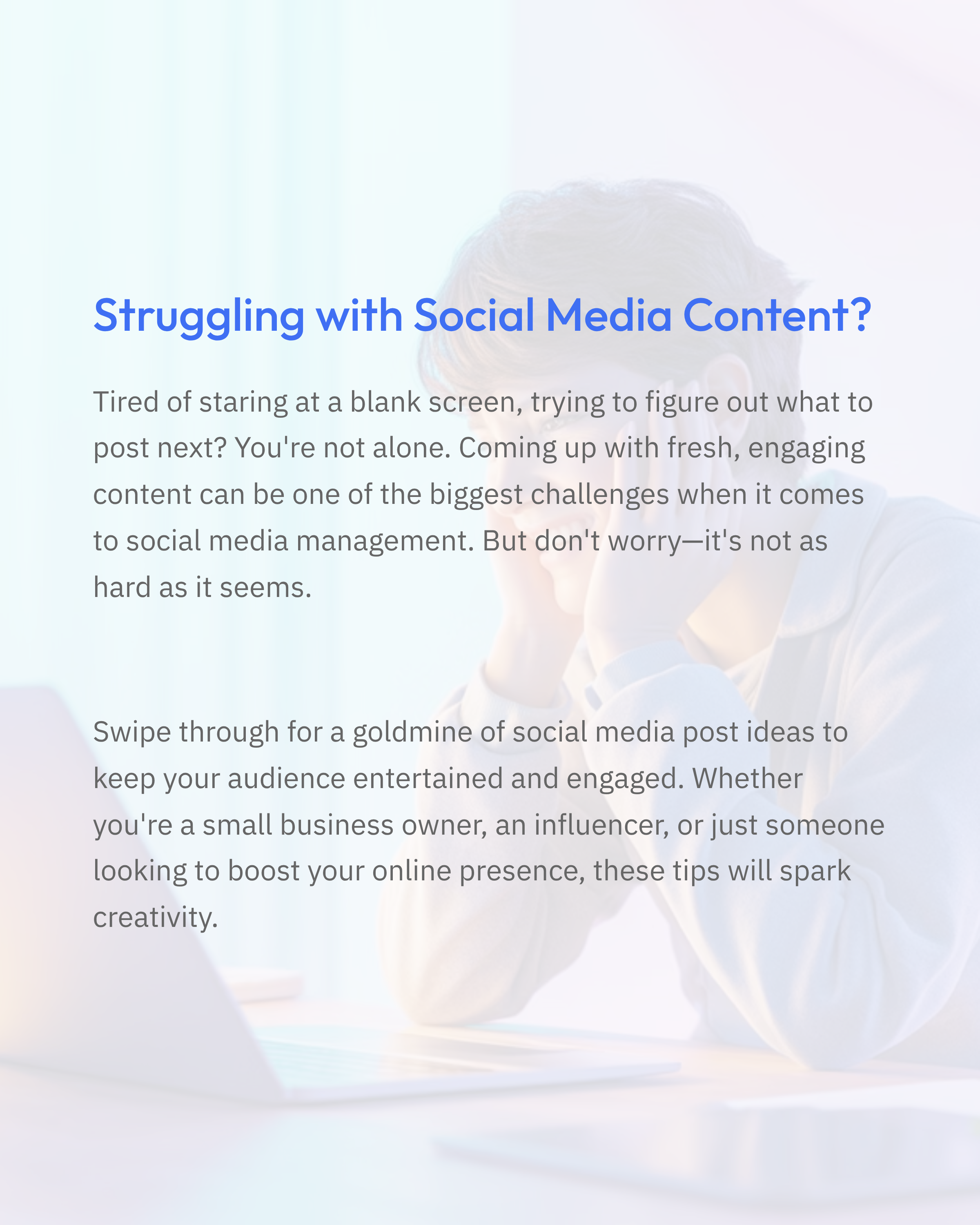 Struggling With Social Media Content? Learn From Tested Methods